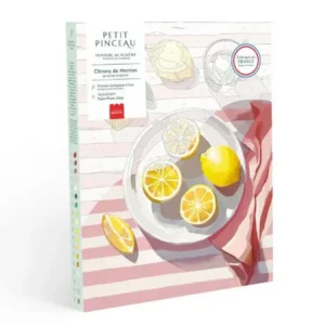 Coffret peinture au numéro - CITRONS DE MENTON PAR LA PETITE EPICERIE