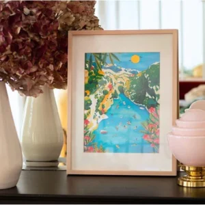 Coffret peinture au numéro - LES GORGES DU VERDON PAR NOLWENN STUDIO