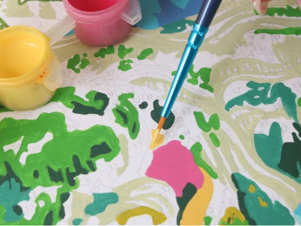 Coffret peinture au numéro - LES GORGES DU VERDON PAR NOLWENN STUDIO – Image 3