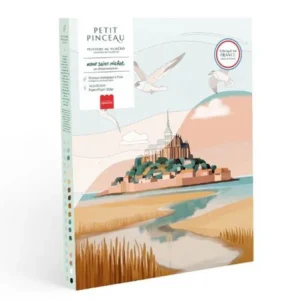 Coffret peinture au numéro - MONT SAINT-MICHEL PAR LA PETITE EPICERIE