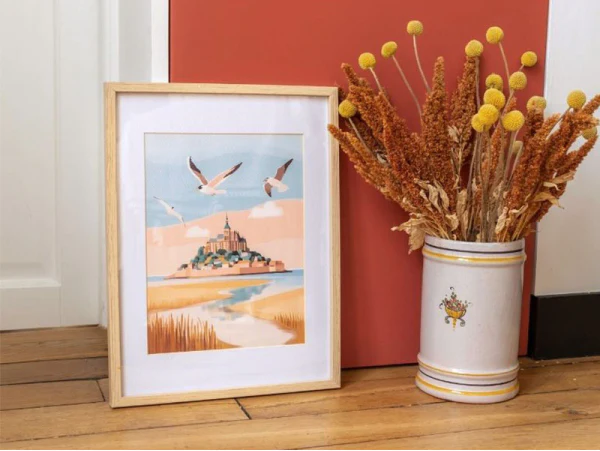 Coffret peinture au numéro - MONT SAINT-MICHEL PAR LA PETITE EPICERIE – Image 5