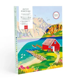 Coffret peinture au numéro - RANDONNÉE EN NORVÈGE PAR NOLWENN STUDIO