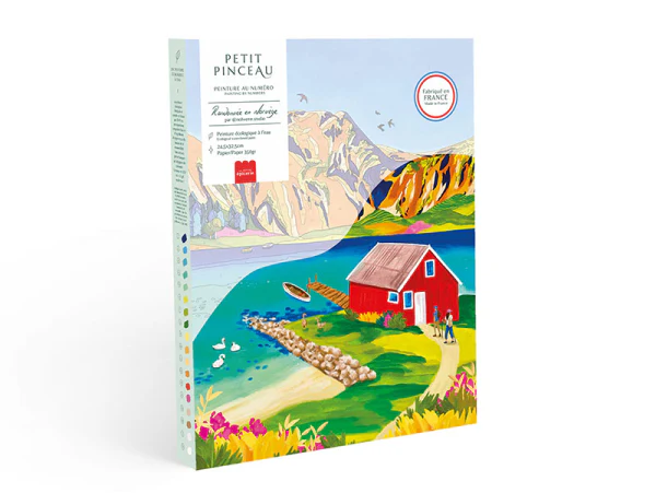 Coffret peinture au numéro - RANDONNÉE EN NORVÈGE PAR NOLWENN STUDIO – Image 2