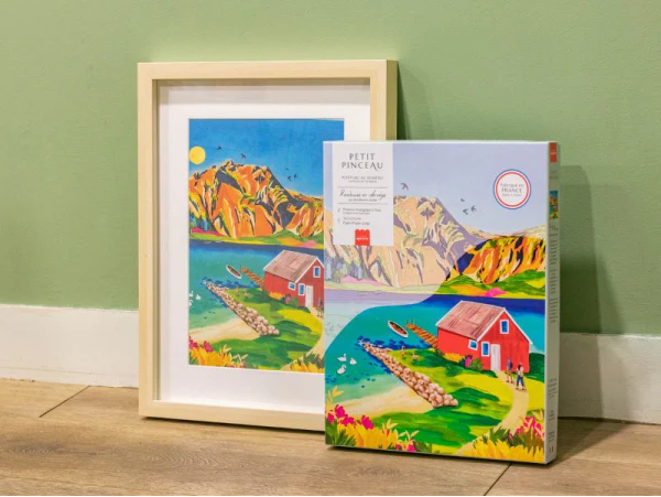 Coffret peinture au numéro - RANDONNÉE EN NORVÈGE PAR NOLWENN STUDIO – Image 3