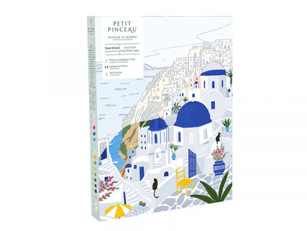 Coffret peinture au numéro - SANTORINI PAR MAJA TOMLJANOVIC