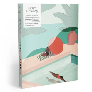 Coffret peinture au numéro - ST BARTHÉLEMY PAR LÉA MORICHON