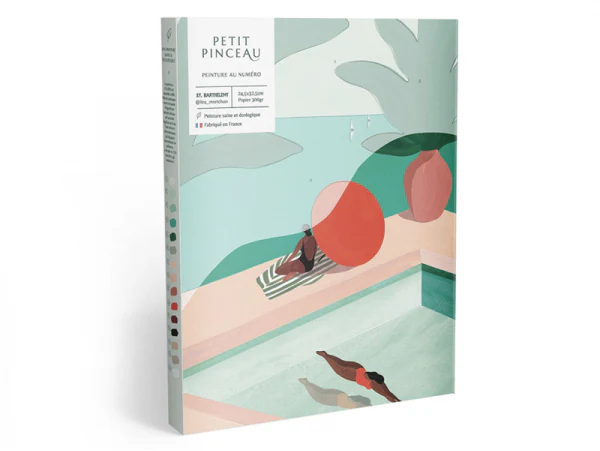 Coffret peinture au numéro - ST BARTHÉLEMY PAR LÉA MORICHON – Image 2