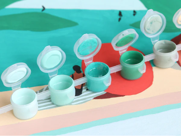 Coffret peinture au numéro - ST BARTHÉLEMY PAR LÉA MORICHON – Image 4