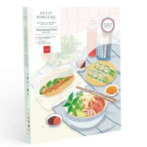 Coffret peinture au numéro- VIETNAMESE FOOD PAR JAYNE WONG