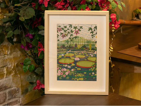 Coffret peinture au numéro - WATERLILY GLASSHOUSE PAR ELAINE LEE – Image 4