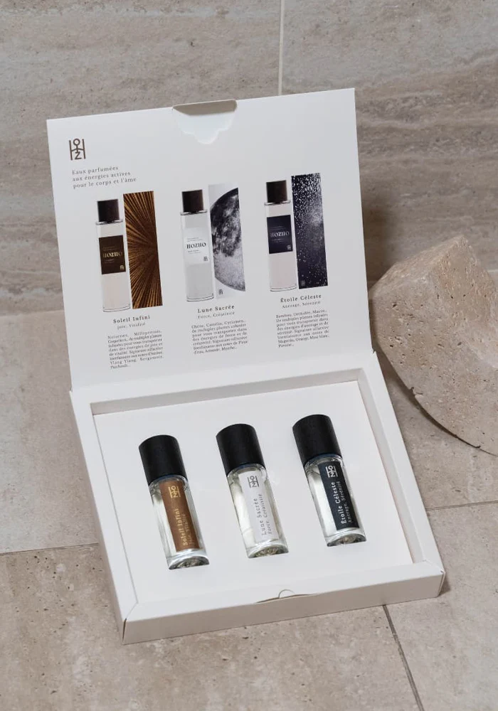 Coffret 3 Eaux Parfumees 10ml Soleil Infini Lune Sacree Et Etoile Celeste – Image 2