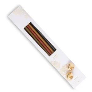 Coffret Darbar Cierges Et Bougeoirs Gemmes