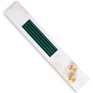 Coffret Malachite Cierges Et Bougeoirs Gemmes