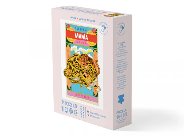 PUZZLE 1000 PIÈCES 68X48 CM ILLUSTRATION MAMA PAR CAMILLE – Image 4