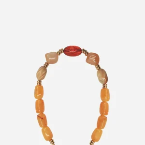 Bijou De Téléphone Ou Collier Dolly Jaune