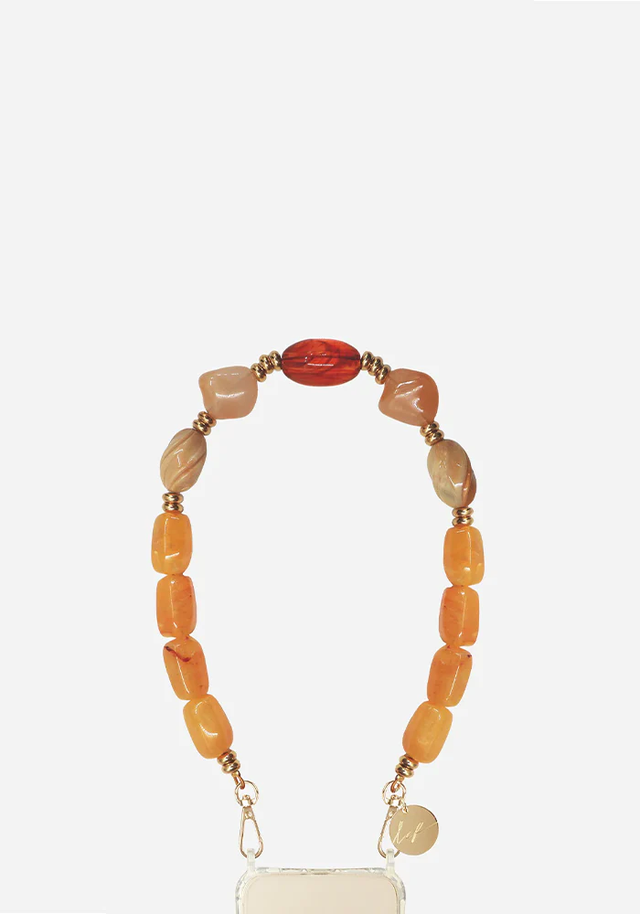 Bijou De Téléphone Ou Collier Dolly Jaune