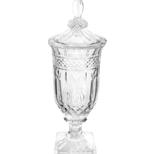 Vase En Verre Sur Pied Base Grand Modèle