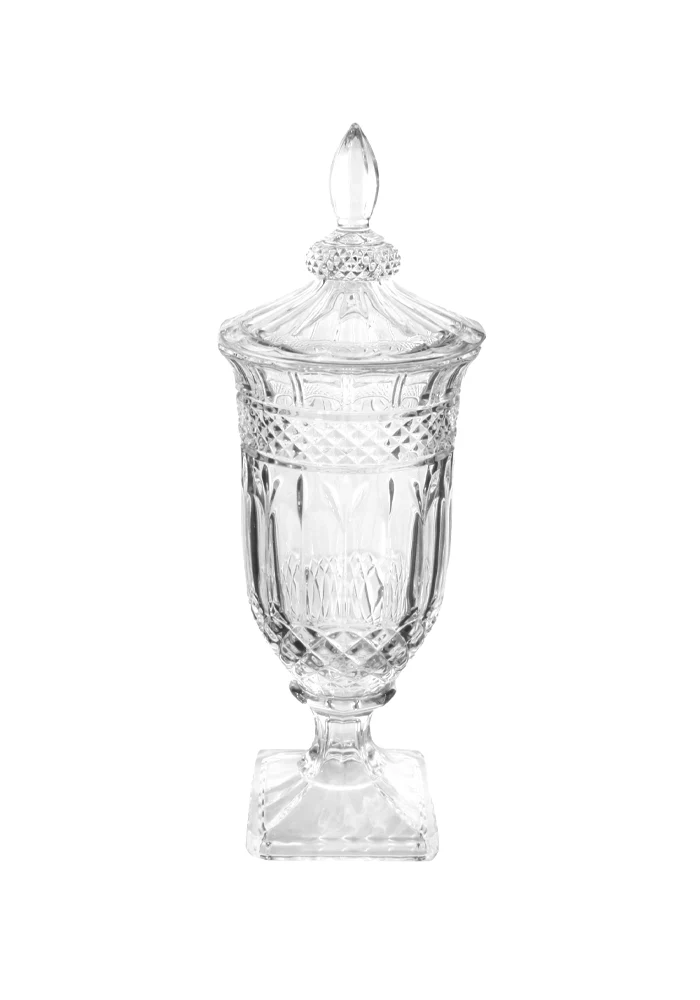 Vase En Verre Sur Pied Base Grand Modèle – Image 2