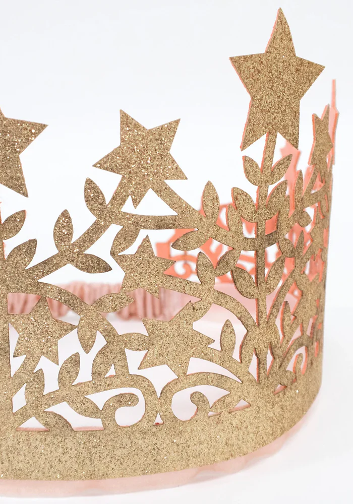 Couronne À Paillettes Dorées – Image 4