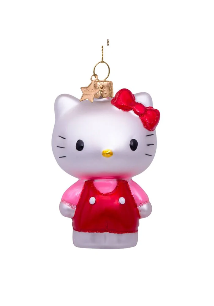 Décoration À Suspendre Hello Kitty Salopette Rouge – Image 2