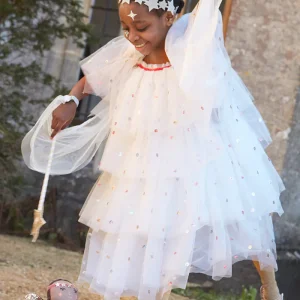 Déguisement D'Ange En Tulle 5/6ans