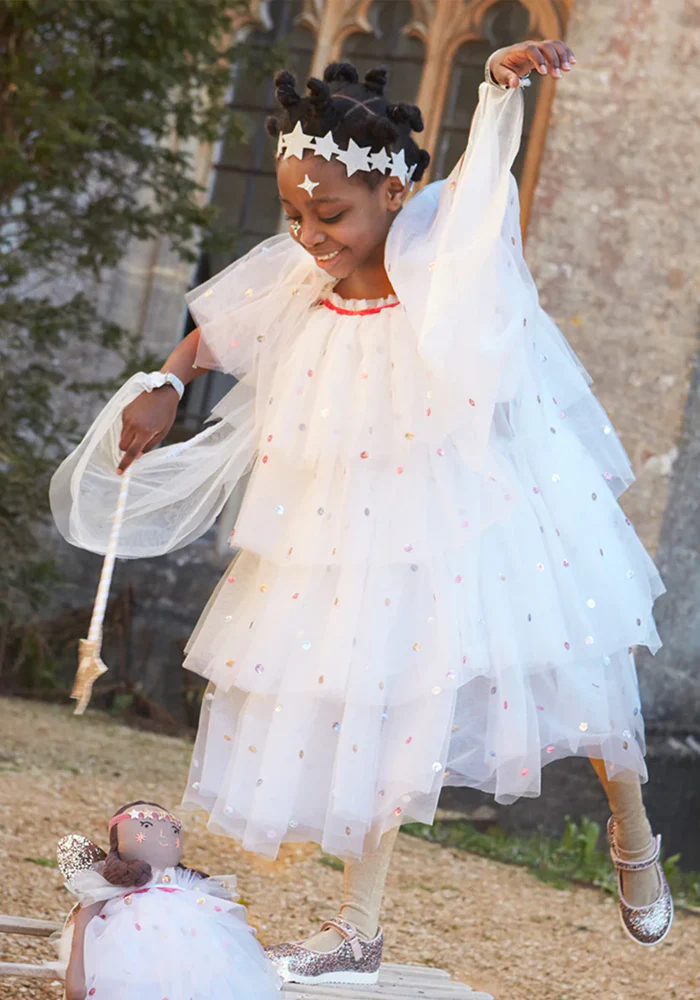 Déguisement D'Ange En Tulle 5/6ans