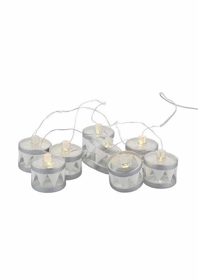 Guirlande Lumineuse Elly Tambours Argentés – Image 3