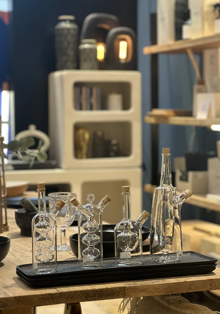 Huilier En Verre 3 Bulles – Image 3