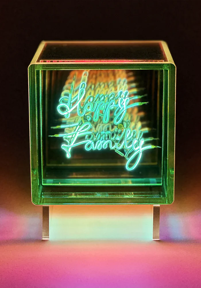 Lampe Cube Happy Family