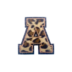 Sticker Columbia Lettre Leopard