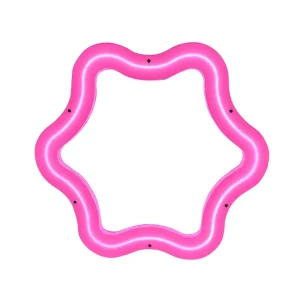 Miroir Supercurve Tiny Flower Rose Et Néon