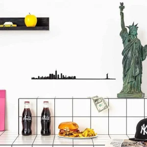 Skyline New York 50cm Noire