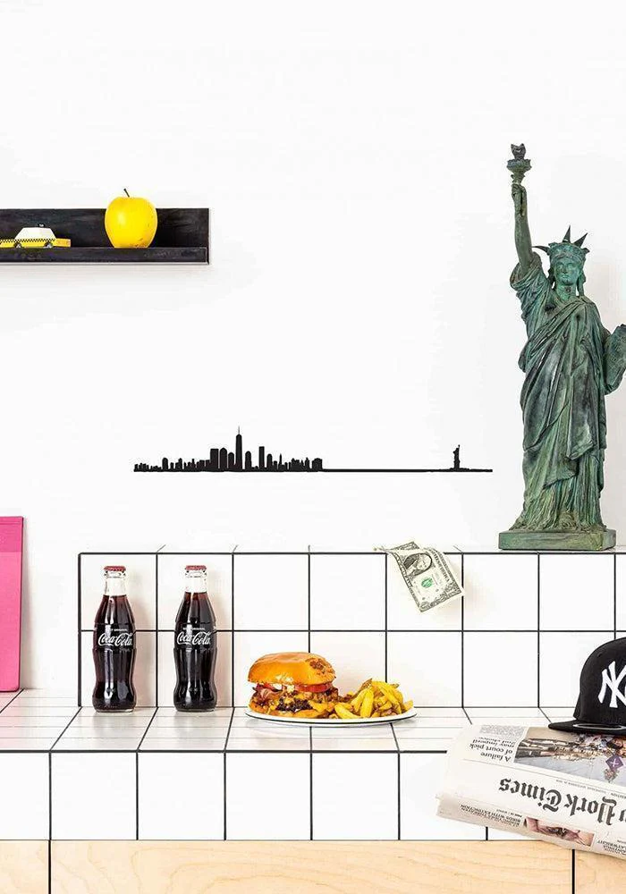 Skyline New York 50cm Noire