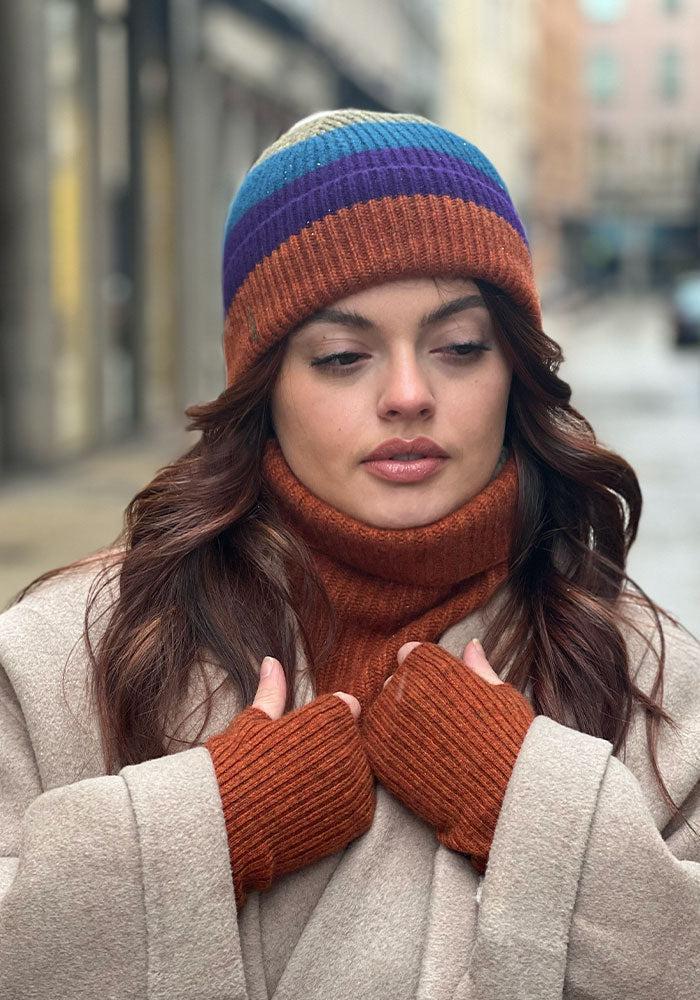 Bonnet Cachemire Rayé – Image 4