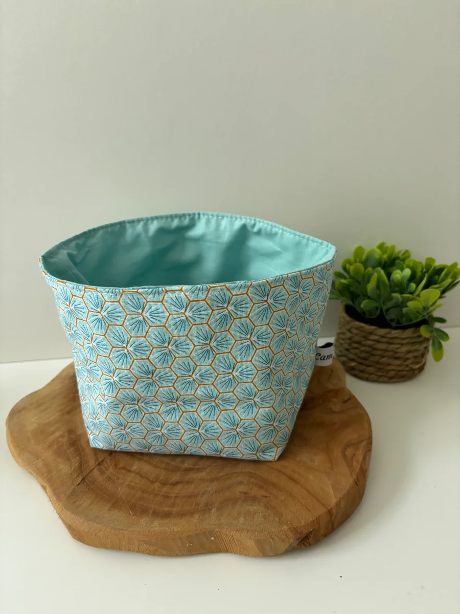 🧺 Panière à cotons lavables – Fait main en France – Image 7