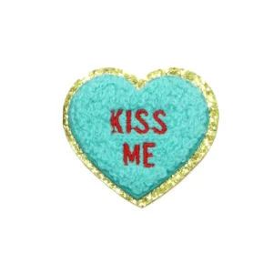 Patch Thermocollant Coeur À Message Kiss Me