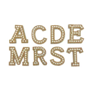 Patch Columbia Lettre Perles