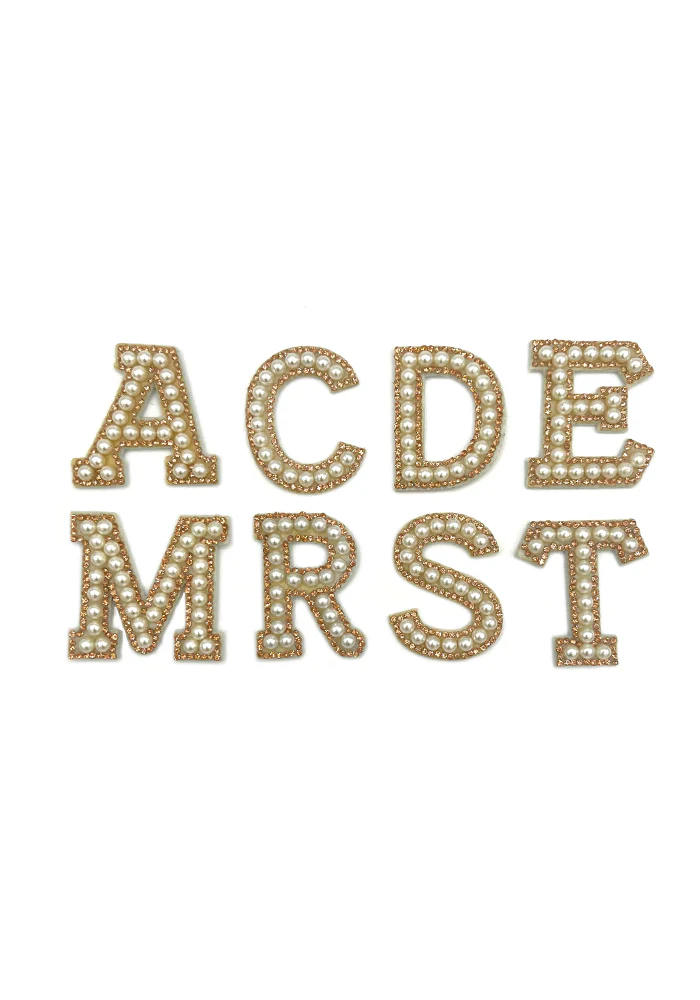 Patch Columbia Lettre Perles