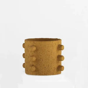 Cache Pot Doty Moutarde Petit Modèle