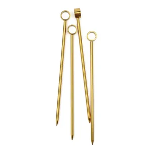 Set De 4 Pics À Cocktail The Owen Dorés