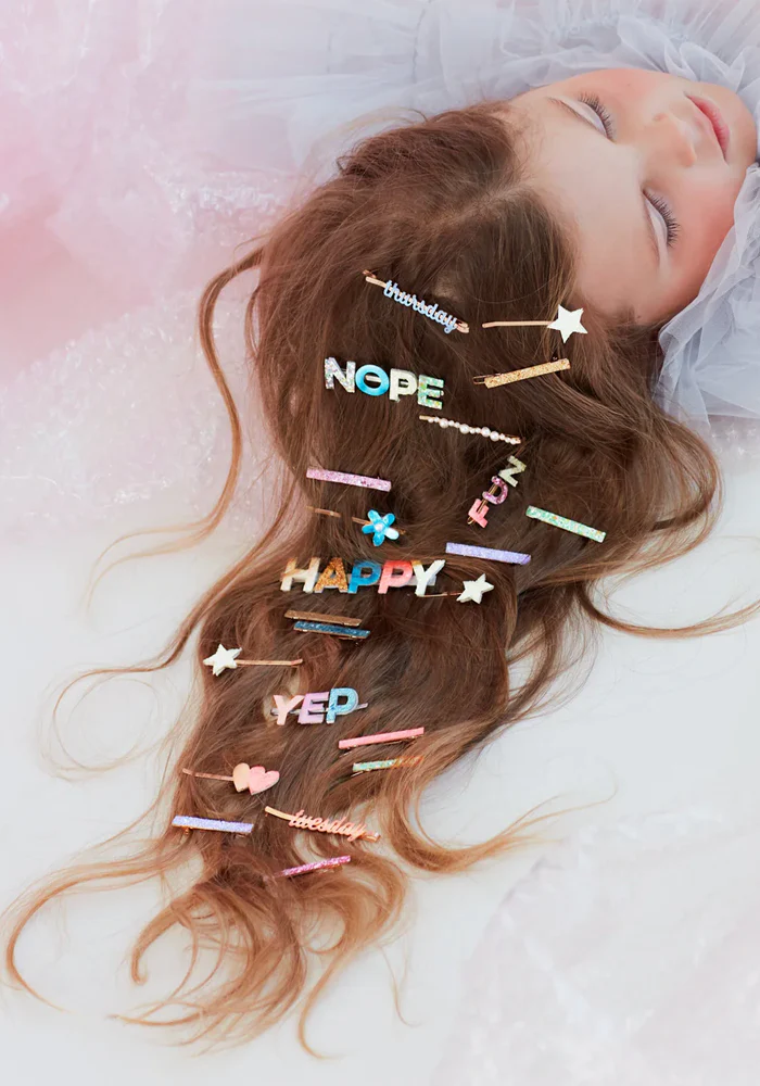 Barrette Longue Message Happy – Image 3