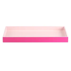 Plateau Spa Rectangle Rose Pale