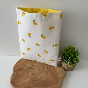 Pochette à livre format broché – Protection artisanale en coton