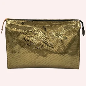 Pochette Prince En Cuir Bubble Kaki