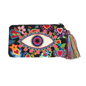 Pochette Plate Black Eye Clutch