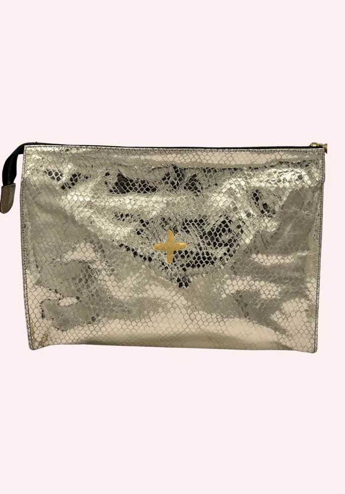 Pochette Prince En Cuir Bubble Sable – Image 3