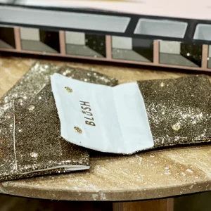 Pochon À Bijoux Glitter Blush Grand Modèle