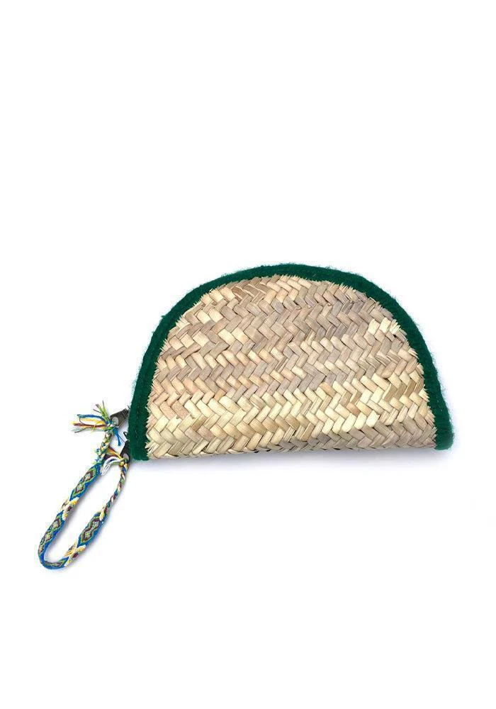 Pochette Oeil En Osier Verte – Image 5