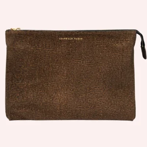 Pochette Prince En Cuir Sand Café