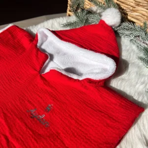 Poncho douillet de Noël